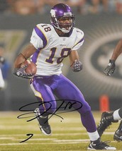 Sidney Rice Minnesota Vikings signed autographed 8x10 photo COA proof. - £47.47 GBP