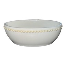 6&quot; Oval Bowl Princess House Pavillion Cream Off-White Embossed - $370.83 MXN