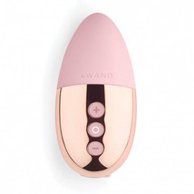 Le Wand Chrome Point Rechargeable Silicone Mini Vibrator Rose Gold - £95.66 GBP