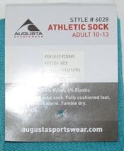 Augusta Sportswear Athletic Sock Adult 10 To 13 Knee Length Tube Sock image 4