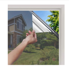 One Way Mirror Reflective Film Heat Control Sun Block Glass Sticker Wind... - $12.72+