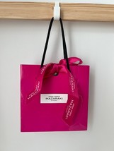 Anna Maria Mazaraki Athens Small Shopping Empty Paper Gift Bag Pink - £11.83 GBP