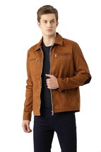  Motorcycle Jacket For men Leather Retail Suede Faux Leather Jacket For ... - £79.67 GBP+