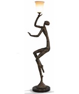 Large Modernist Floor Lamp Figural Man Male Dancer Brutalist Nude Art Sc... - $1,170.00