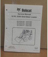 Bobcat S250 S300 Skid Steer Loader Service Manual Shop Repair Book 5 PN#... - $1,238.88 MXN