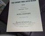 Vintage Sheet Music-1933-The Cherry Tree Doth Bloom-Owen-Goatley-Piano-V... - $5.45