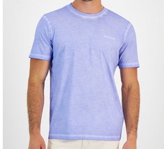 Hugo Hugo Boss Dallejo Light Purple Logo Cotton Men&#39;s T- Shirt Size XL B... - £57.69 GBP