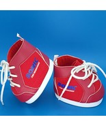 Build A Bear Sonic the Hedgehog Red Lace Up Shoes Sneakers 2019 BABW Plush - $49.49