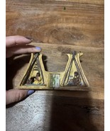 Native American Hinged Teepee Diorama  Realistic Portrayal  hinged - €16,23 EUR
