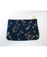  Ipsy November 2016 Rock Starlet Blue and Gold Glam Bag Makeup Bag EMPTY - $5.00