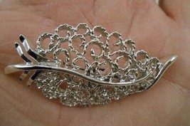 Vintage Signed Gerry&#39;s Silver Tone Brooch Pin - £7.73 GBP