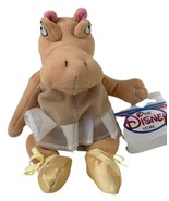 Disney Store Ballerina Hippo Fantasia Bean Bag Beanie Plush Stuffed Anim... - $14.89 CAD