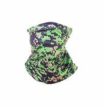 Navy &amp; Green Camo Gaiter Face Covering Team Mask - Face Accessory - Fan Gear (Na - £7.80 GBP