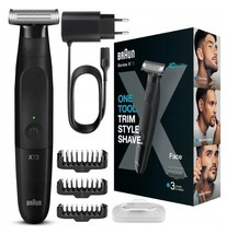 Braun Series X XT3100 Hybrid Trimmer 4D-flex Blade Trimming Styling Shav... - €57,56 EUR