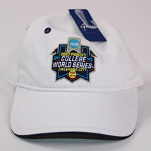 2023 Women’s College World Series Adjustable Ball Hat Cap By Gear NCAA White New - $12.13