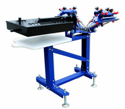 Hot 3 Color Micro-adjust Vertical Silk Screen Printing Machine with Rota... - £515.23 GBP