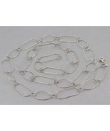 Retired Silpada Sterling LASTING IMPRESSION 36&quot; Large Link Chain Necklac... - £35.27 GBP