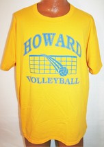 Vintage 80s Howard Volleyball Yellow 50/50 Single Stitch T-SHIRT Xl Vtg - £31.13 GBP