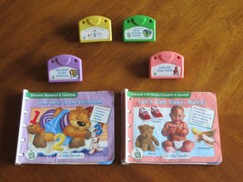 4x Leap Frog Little Touch Lot Books Cartridges Lets get busy Bear in the Bedroom - £7.53 GBP