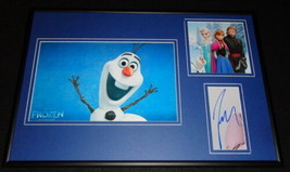Josh Gad Voice of Olaf Frozen Signed Framed 12x18 Photo Display - £117.33 GBP