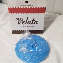 Scentsy Velata Fun Fondue Warmer Blue Razz lid New-in box - $5.95