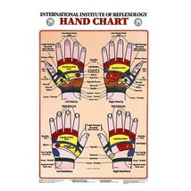 New Reflexology Hand Charts 22&quot;x17&quot; - £31.12 GBP