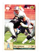 1992 Upper Deck #448 Ray Childress Houston Oilers - £3.92 GBP