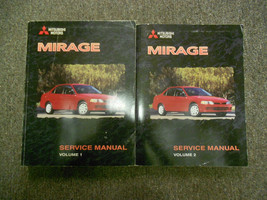 1999 Mitsubishi Mirage Service Réparation Atelier Manuel Set Usine OEM Book 99 X - $169.94
