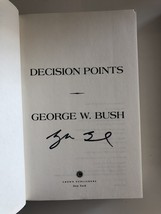 Decision Points George W. Bush signed book - £234.31 GBP
