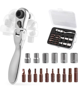Mini Ratchet Set, Right Angle Screwdriver Set with 1/4 Mini Flex Ratchet... - $13.51