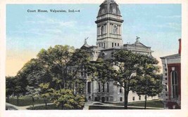 Court House Valparaiso Indiana 1920s postcard - £5.41 GBP