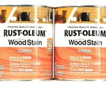 2 Rust-Oleum 32 Oz Ultimate Wood Stain One Coat 330109 Coral Dries In 1 ... - $29.99