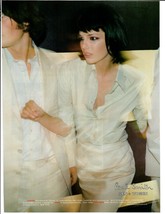 1998 Paul Smith Magazine Print Ad Men and Women&#39;s Fashion Brunette in White - $12.55
