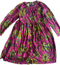 Hanna Andersson Pink floral dress Girls 120 US Size 6-7 - $19.79