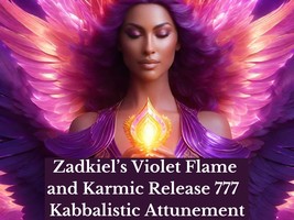 Zadkiel&#39;s Violet Flame and Karmic Release 777 Kabbalistic Attunement - £19.73 GBP