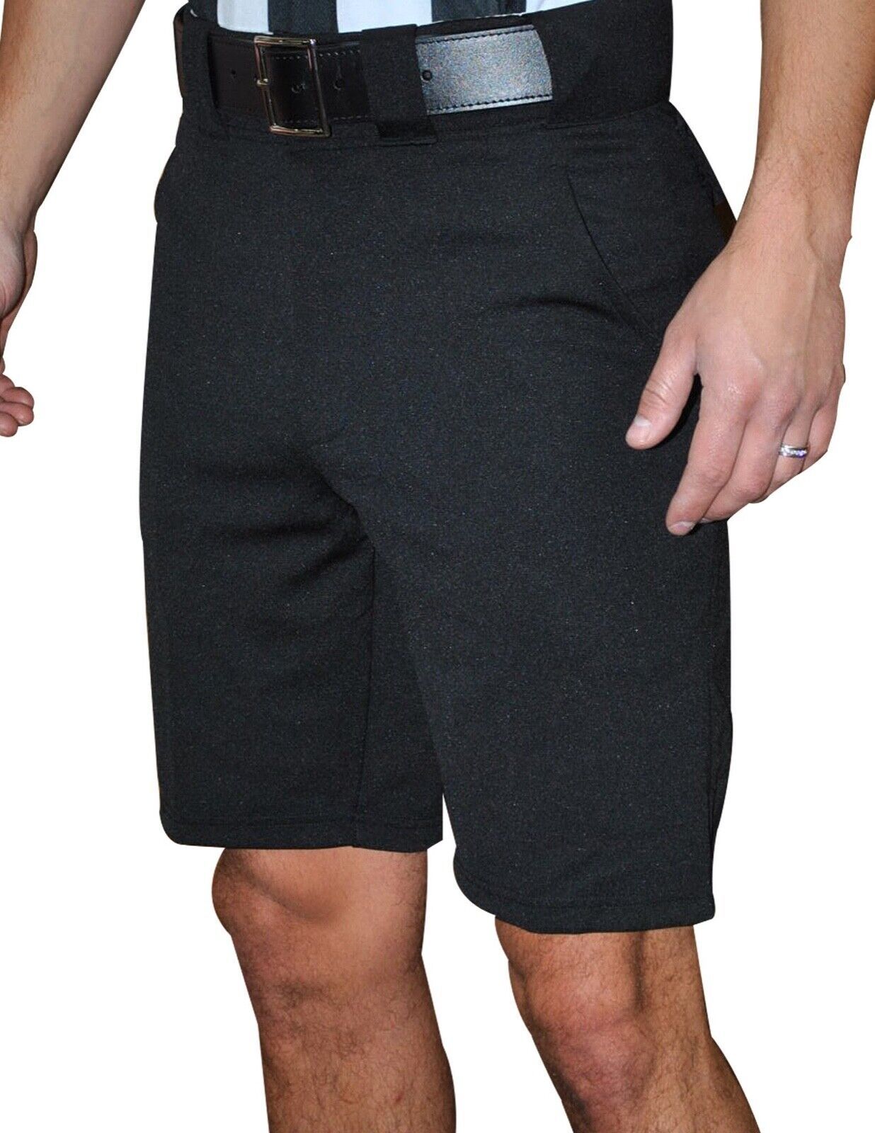 Primary image for Smitty | FBS-171 | Football & Lacrosse Referee Shorts | Solid Black | Polyester