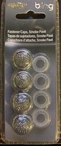 Smoke Crystal Bling Fastener Caps Screw Covers - $6.79