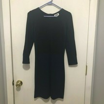 Sonia By Sonia Rykiel Color Block Long Sleeve Dress Women&#39;s SZ 34 US XS 2 - £55.72 GBP