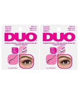 DUO Strip Eyelash Adhesive for Strip Lashes, Dark Tone, 0.25 oz, 2-Packs... - $12.38