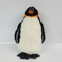 Seaworld Emporer Penguin Faux Leather Feet Plush Stuffed Animal Toy 10&quot; ... - £10.73 GBP