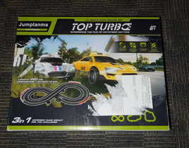 Battery powered Top Turbo 3 in 1 1:43 Scale Slot Car  Racing Set Classic... - $39.99