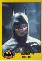 BATMAN - ONWARD TO HIS FATE 1989 TOPPS # 138 - $1.73