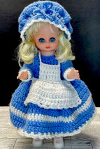 Blonde Hair And Blue Eyes Doll “Angel” Made In Hong Kong - £7.99 GBP