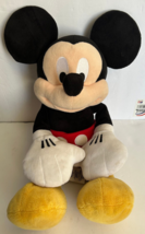 Mickey Mouse Plush Fuzzy Walt Disneyland Disney World Stuffed Animal DisneyStore - £9.59 GBP