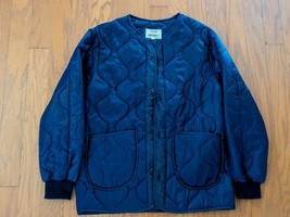 John Ownbey Woobie Langärmlige Jacke Gesteppt Isoliert Dunkel Bluexl - $41.50