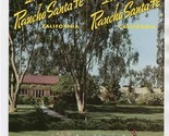 The Inn at Rancho Santa Fe California 1940s Brochure with Photos &amp; Picto... - £30.07 GBP