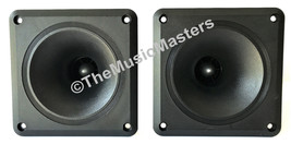 Pair 4.25&quot; inch Flush Mount Piezo Super Horn Tweeters Speakers Car Home ... - £17.80 GBP