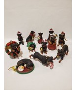 12 DANBURY MINT MERRY ROTTWEILERS ALL DECKED OUT DOG CHRISTMAS ORNAMENTS... - £390.56 GBP