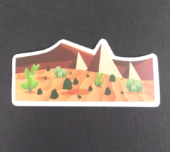 Cactus &amp; Pyramids Desert Sticker 1.38&quot; x 2.78&quot; (W) - $1.64
