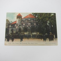 Postcard Yale University Parade Osborn Hall New Haven Connecticut Antiqu... - $9.99
